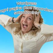 Wordpress – Ad Ogni Pagina Deve Rispondere Un Sottodominio