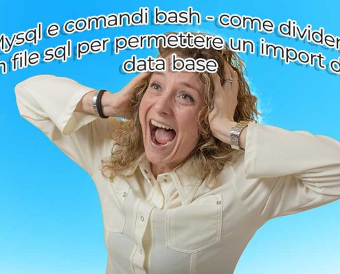 Mysql E Comandi Bash – Come Dividere Un File Sql Per Permettere Un Import Del Data Base