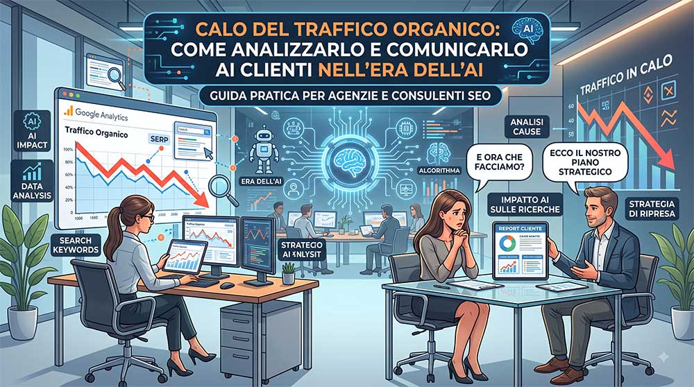 Calo Del Traffico Organico: Come Analizzarlo E Comunicarlo Ai Clienti Nell’era Dell’ai